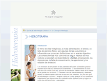 Tablet Screenshot of colonhealththerapy.com